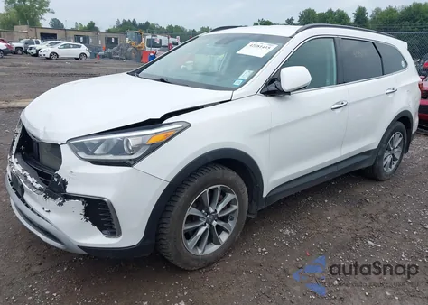 2018 Hyundai Santa Fe Se from USA, damaged, VIN KM8SMDHF8JU291883